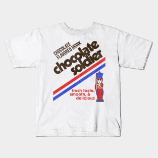 Chocolate Soldier 80s Can Label Kids T-Shirt